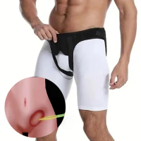 Hernia Belt Inguinal Groin Pain Relief With 2 Removable Compression Pads Support Adjustable Inflatable Hernia Bag Adult Men
