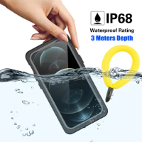 Full Sealed IP68 Underwater Case For Apple iPhone 13 12 Pro Max Mini 11 Pro XS Max XR 6 7 8 Plus 5 SE Waterproof Diving Cover