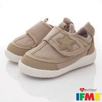 IFME日本健康機能童鞋輕量學步鞋款IF20-281612卡其(寶寶段)