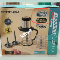 Mitochiba Food Chopper Ch200 / Multi Blender / Chopper / Ice Crusher Terlaris