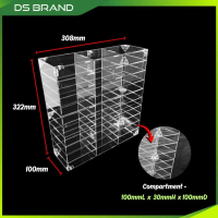 Rak Kad Akrilik DIY Guard House / Acrylic ID Holder 30/50 Slot DS BRAND 02