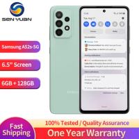 Samsung Galaxy A52s 5G Mobile Phone Dual SIM Card 6.5" 6GB RAM 128GB ROM Global Version NFC OctaCore A528B/DS CellPhone