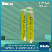 1.2V AAA Rechargeable Battery 800mah Ni-MH Bateria with Welding Tabs for Philips Electric Shaver Razor Toothbrush