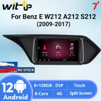 Wit-Up For Benz E W212 A212 S212 2009-2017 7" Touchscreen Android 12 Radio Aftermaket GPS Navi CarPlay Autoradio Car Stereo wit