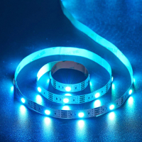 【VENTION 威迅】PAA系列 USB 5V 紅外線 遙控 RGB LED 軟燈條 DIY 可裁燈帶 2M(遙控RGB)