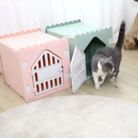 Four Seasons Universal Plastic Pet House Small Dog Cat Waterproof Home Tent Durable And Easy To Clean Kennel Dog Accessories