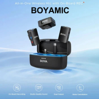 BOYA BOYAMIC Professional Wireless Lavalier Mini Microphone for iPhone iPad Android Live Broadcast Gaming Recording Interview