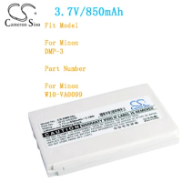 Cameron Sino 850mAh Media Player Battery for Minon DMP-3 W10-VA0099