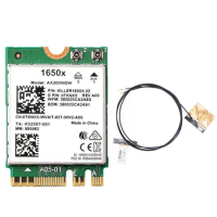 For Intel 1650X WiFi Card+Antenna AX200 AX200NGW 3000Mbps 2.4G 5G WiFi 6+BT 5.1 Gigabit Wireless Network Card for Win11