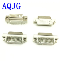 10pcs DVI 29Pin to PCB 90 Degree Female Connector Plug dvi 24+5 Pin Female socket Plug jack for Video Audio display AQJG