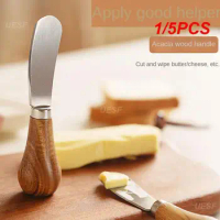 1/5PCS Butter Knife Versatile Stand-up Design Multipurpose Mini Size Easy To Use Perfect For Sandwic