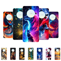 For Honor X9A Case Honor X9A 5G Cover Silicone Wolf Animal Soft Back Cover For HonorX9A X 9a RMO-NX1 Phone Case