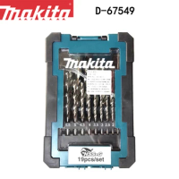 Makita D-67549 Woodworking Head Stone Head Metalworking Drill Bit Set Cobalt Plated Titanium Perforated Stainless Steel