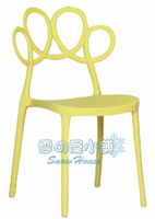 ╭☆雪之屋居家生活館☆╯D-001餐椅(黃色)BB385-18#7205B
