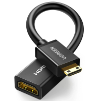 綠聯 - UGREEN - 20137 mini HDMI 公 轉 HDMI 母