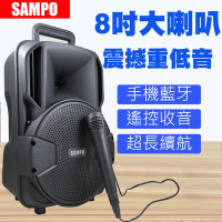 SAMPO聲寶 8吋藍牙多媒體戶外喇叭音響 (KTV版) AK-Y2101U