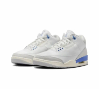 【NIKE 耐吉】Air Jordan 3 Lucky Shorts 幸運短褲 白藍 AJ3 運動鞋 休閒鞋 男鞋 CT8532-101
