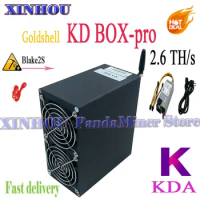 Kadena KDA miner Goldshell KD box-pro 2.6TH/s Blake2S ASIC miner better than KD6 KD5 KD2 KD-BOX ST-BOX HS-BOX Mini-DOGE S9