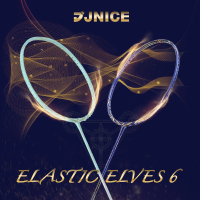 JNICE 久奈司 選手拍 精靈6 ELASTIC ELVES 6 極細中桿 羽球拍-空拍(水精靈5U/藍精靈4U)