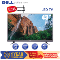 GELL 43 inch led tv sale Flat-screen &amp; smart tv 43 inches on sale Frameless evision Ultra-smart Multi-ports(Free bracket)