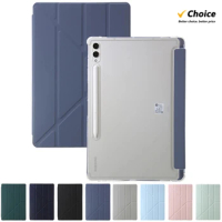 For Samsung Tab S9 FE Case Multi-folding Stand Clear Back Magnetic Smart Shell for Samsung Galaxy Tab S9 FE S9FE 5G Case Cover