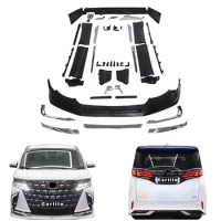 2024 Alphard Modellista Pp Plastics Body Kit Car Bumper For Toyota Alphard 40 Series Bodykit 100% fi