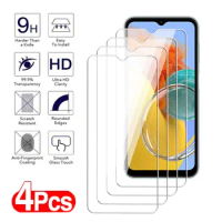 4Pcs Full Cover Tempered Glass For Samsung Galaxy A04 A14 A24 A34 A54 Screen Protector M54 M14 M04 Transparent Protective Film