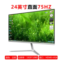 Ht236b Lcd Monitor 24-inch Curved 75hz 144hz Desktop Computer Screen Hd Hdmi Gaming Led Screen