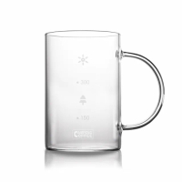 【Driver】CP耐熱玻璃馬克杯-400ml(耐熱玻璃壺 玻璃杯 冷水杯 咖啡杯 茶杯 耐熱玻璃杯)