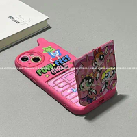 The Powerpuff Girls Phone Case for Iphone15Promax Anime Kawaii Cute Girls Smartphone Shell Cartoon Soft 141312 Holder Accessory
