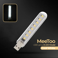 MeeToo Lampu Baca Mini LED USB Portable 5V 12W Cool White - SMD 5730