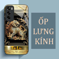 Ốp Lưng Cho OPPO RENO12 5G, RENO 12 PRO 5G Mặt Lưng Kính Cường Lực In Hình 12 con giáp Tài Lộc