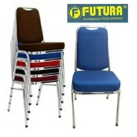 Kursi Futura 405 / Kursi Susun Futura 405 Rangka Chrome / Kursi Serbaguna