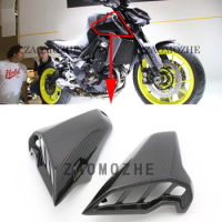 For Yamaha MT09 MT-09 2017 2018 Motorcycle Real Carbon Fiber Upper Side Mid Panel Cowl