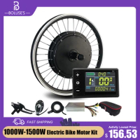 Electric Bike Conversion Kit 48V1000W 48V1500W Rear Cassette Hub Motor Wheel Dropout 142mm 20'24’26'27.5’28’29inch700C