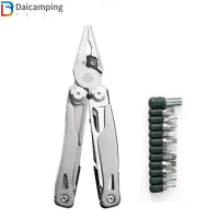 Daicamping DL18 Multifunctional Multi Tool EDC Kit Multitool Outdoors Camping Tactical Survival Folding Army Swiss Knife Pliers