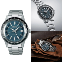 【SEIKO 精工】Presage Style60’s系列 GMT機械錶 禮物 母親節(4R34-00B0B/SSK009J1)