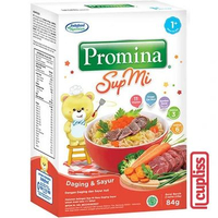 Promina Sup Mi Mie Batita Kering MPASI Anak Bayi 1 tahun Daging Sayur Ayam Kampung Daging Sayur