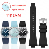 Silicone Strap For Tissot PRX 35MM/40MM Series Men Women Casual Fashion Replacement Rubber Strap + Quick release tools