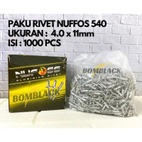 SPECIAL NUFOSS PAKU RIVET 4 MM X 11 MM TIPE 540 ISI 1000 PCS PAKU TANG RIPET