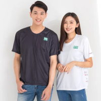 【GIAT】輕量排汗短袖上衣 男女可穿 東奧羽球金牌紀念款(台灣製MIT 羽球 路跑)