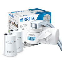 【BRITA 碧然德】ON TAP Pro 5重濾菌龍頭式濾水器+1入濾菌濾芯_共2芯(不含安裝)
