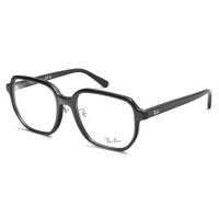 【RayBan 雷朋】大方框光學眼鏡 成毅同款(深透黑棕#RB5424D 8218-54mm)