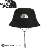 【The North Face FL防水透氣可調節漁夫帽《黑》5FXK/防曬帽/遮陽帽/休閒帽/圓盤帽/登山露營