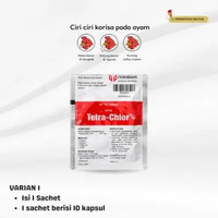 VITA Tetra-Chlor Medion Mengendalikan Infeksi Bakteri Ayam. – Varian Isi 1 Sachet dan 10 Sachet 1 Sa