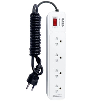 รางปลั๊กไฟ (มอก.) 3 ช่อง 2 เมตร DATA รุ่น AP4195 สีเทา