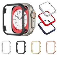 Metal Frame Case for Apple Watch Series 9 8 7 49mm 41mm 45mm Aluminium Alloy Bumper Cases for iWatch 6 SE 40mm 44mm Cover