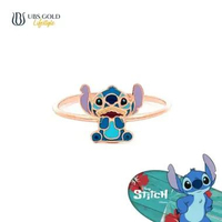UBS Gold Cincin Emas Disney Stitch - Ccy0223 - 17k 9 Rose Gold