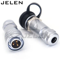 SF12 series waterproof connector 3 pin plugs and sockets, IP67 3-pin LED cable docking connector