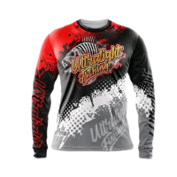 Jersey Mancing Ultralight Fishing Custom Nama dan Logo - Sport, Bahan Milano Dry Fit